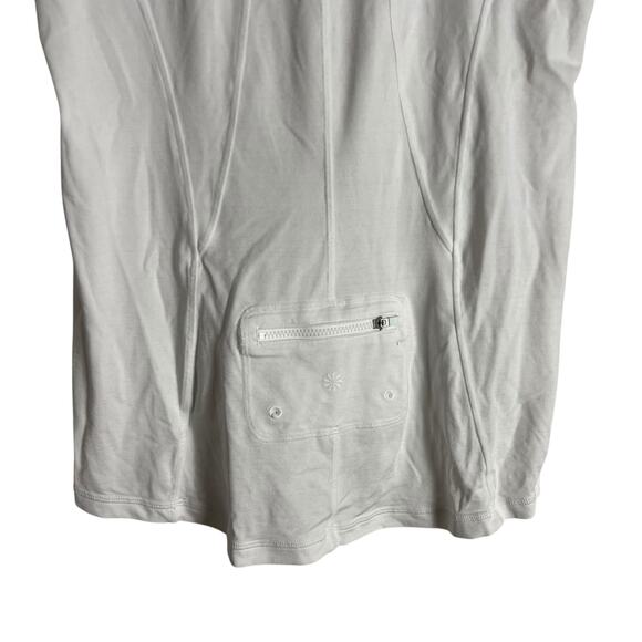 Athleta Pacifica White Short Sleeve Swim Surf Athletic Tee Size Medium - Picture 6 of 8
